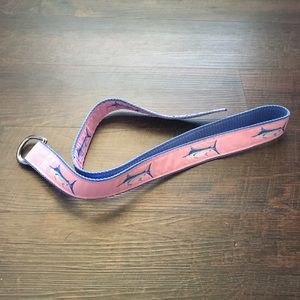 Eliza B Pink Marlin Belt - EUC!!!